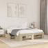 Estructura de cama sin colchón madera roble Sonoma 120x200