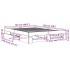 Estructura de cama madera de ingeniería gris Sonoma 120x190