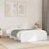 Estructura de cama madera de ingeniería blanca 120x200