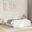 Estructura de cama madera de ingeniería blanca 120x200 cm