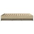 Estructura de cama madera de ingeniería roble Sonoma 160x200