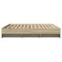 Estructura de cama sin colchón roble Sonoma 180x200