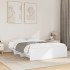 Estructura de cama madera de ingeniería blanca 135x190
