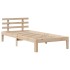 Estructura de cama con cajones madera maciza de pino 90x200