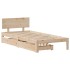 Estructura cama con cajones madera maciza pino 100x200