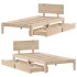 Estructura cama con cajones madera maciza pino 100x200