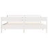 Cama sin colchón madera maciza de pino blanca 180x200