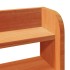 Estructura de cama sin colchón madera maciza marrón 135x190