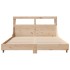 Estructura de cama sin colchón madera de pino blanco 150x200