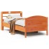 Estructura de cama sin colchón madera de pino marrón 90x200
