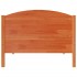 Estructura de cama sin colchón madera de pino marrón 90x200