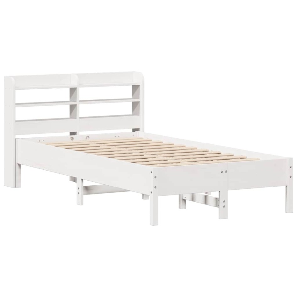 Estructura cama sin colchón madera maciza pino blanca