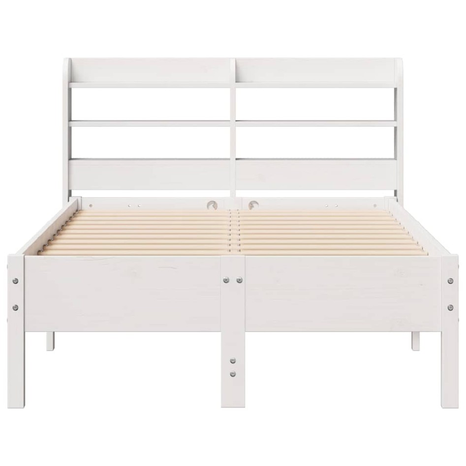 Estructura cama sin colchón madera maciza pino blanca