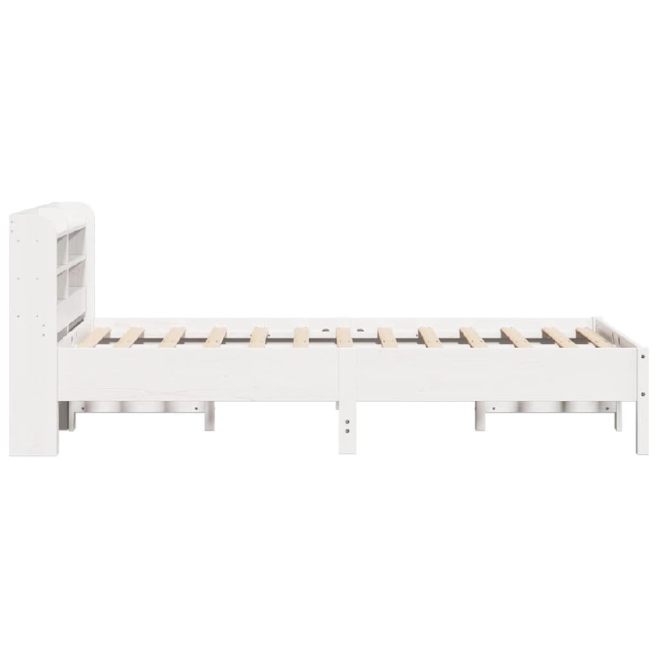 Estructura cama sin colchón madera maciza pino blanca