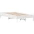 Estructura cama sin colchón madera maciza pino blanca