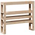 Estructura de cama sin colchón madera maciza de pino 90x190