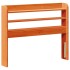 Estructura de cama sin colchón madera de pino marrón 90x200