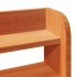 Estructura de cama sin colchón madera de pino marrón 90x200