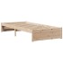 Estructura de cama con cabecero madera maciza pino 100x200