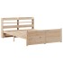 Estructura de cama con cabecero madera de pino blanco
