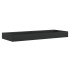 Lavabo de fundición de mineral/mármol negro mate 120x46x11