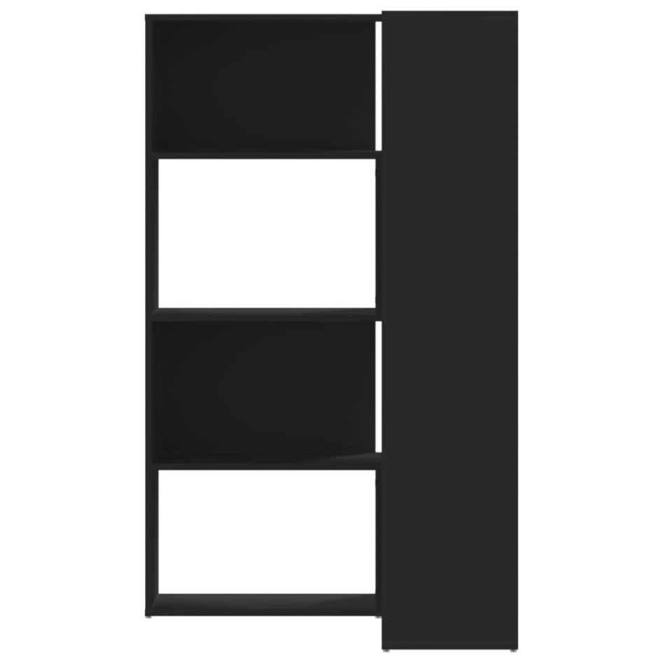 Estantería de esquina 4 niveles madera blanco 85x85x140