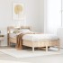 Estructura de cama sin colchón madera maciza pino 75x190