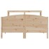 Estructura de cama sin colchón madera maciza de pino 120x190