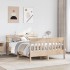 Estructura de cama sin colchón madera maciza de pino 120x190