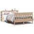 Estructura de cama sin colchón madera maciza de pino 120x190