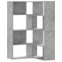Estantería esquina 4 niveles madera gris hormigón 85x85x140
