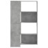 Estantería esquina 4 niveles madera gris hormigón 85x85x140