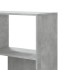 Estantería esquina 4 niveles madera gris hormigón 85x85x140