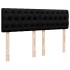 Cama box spring con colchón tela negro 140x190