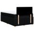 Cama box spring con colchón tela negro 120x190