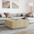 Mesa de centro con Infinity LED roble Sonoma 100x100x40