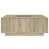 Mesa de centro con Infinity LED roble Sonoma 100x100x40