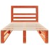 Estructura de cama sin colchón madera maciza marrón 75x190