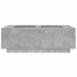 Mesa de centro con Infinity LED gris hormigón 116x69x40
