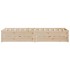 Estructura de cama sin colchón madera maciza pino 75x190