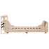 Estructura de cama sin colchón madera maciza pino 75x190
