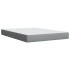 Cama box spring con colchón tela gris claro 160x200