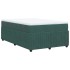 Cama box spring con colchón terciopelo verde oscuro 120x190