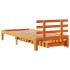Estructura cama con cajones madera maciza pino marrón 90x200