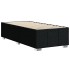 Estructura de cama sin colchón tela negro 90x200