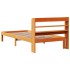 Estructura de cama sin colchón madera de pino marrón 90x200