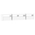 Mueble de TV con luces LED blanco 210x35x40
