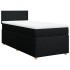 Cama box spring individual con colchón tela