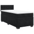 Cama box spring individual con colchón tela