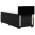 Cama box spring individual con colchón tela